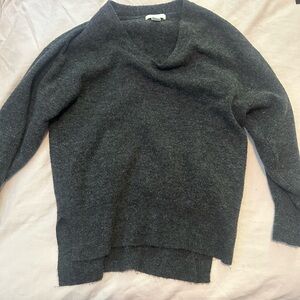 H&M gray oversized sweater